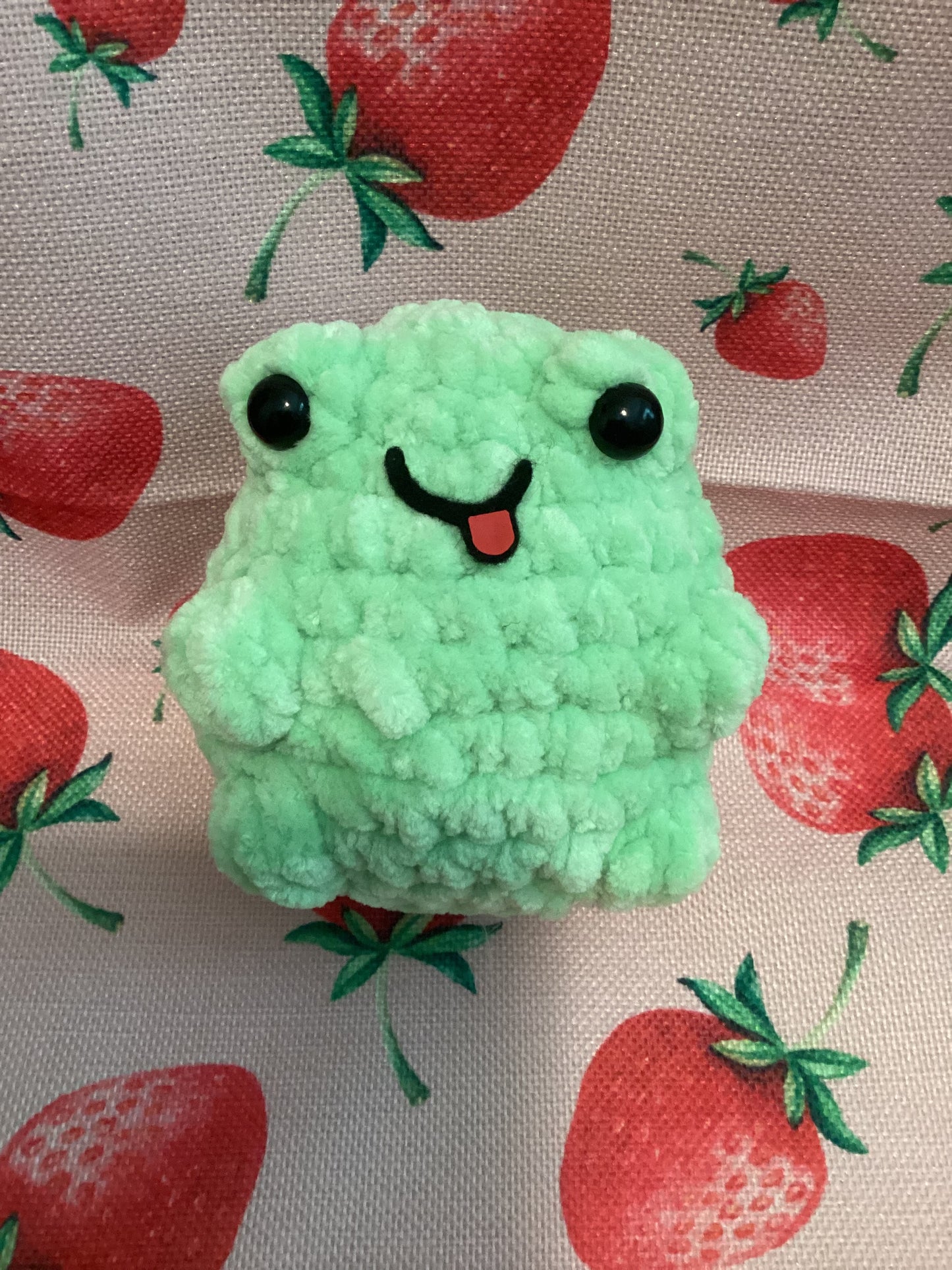 Fat frog plush