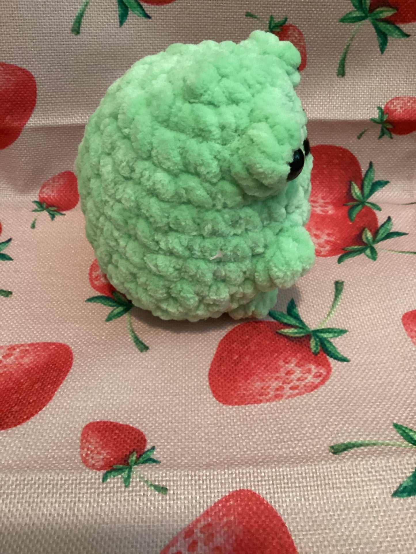 Fat frog plush