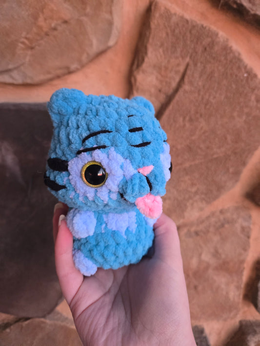 Silly blue tiger