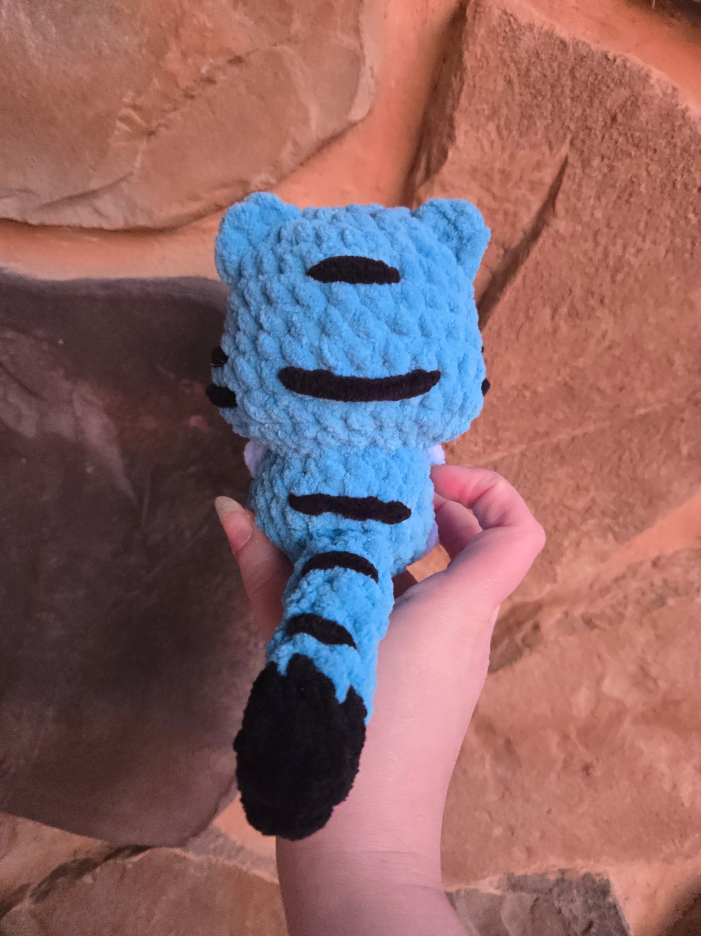 Silly blue tiger