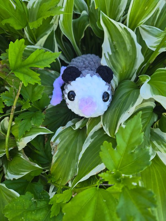 Chunky large oppossum plush