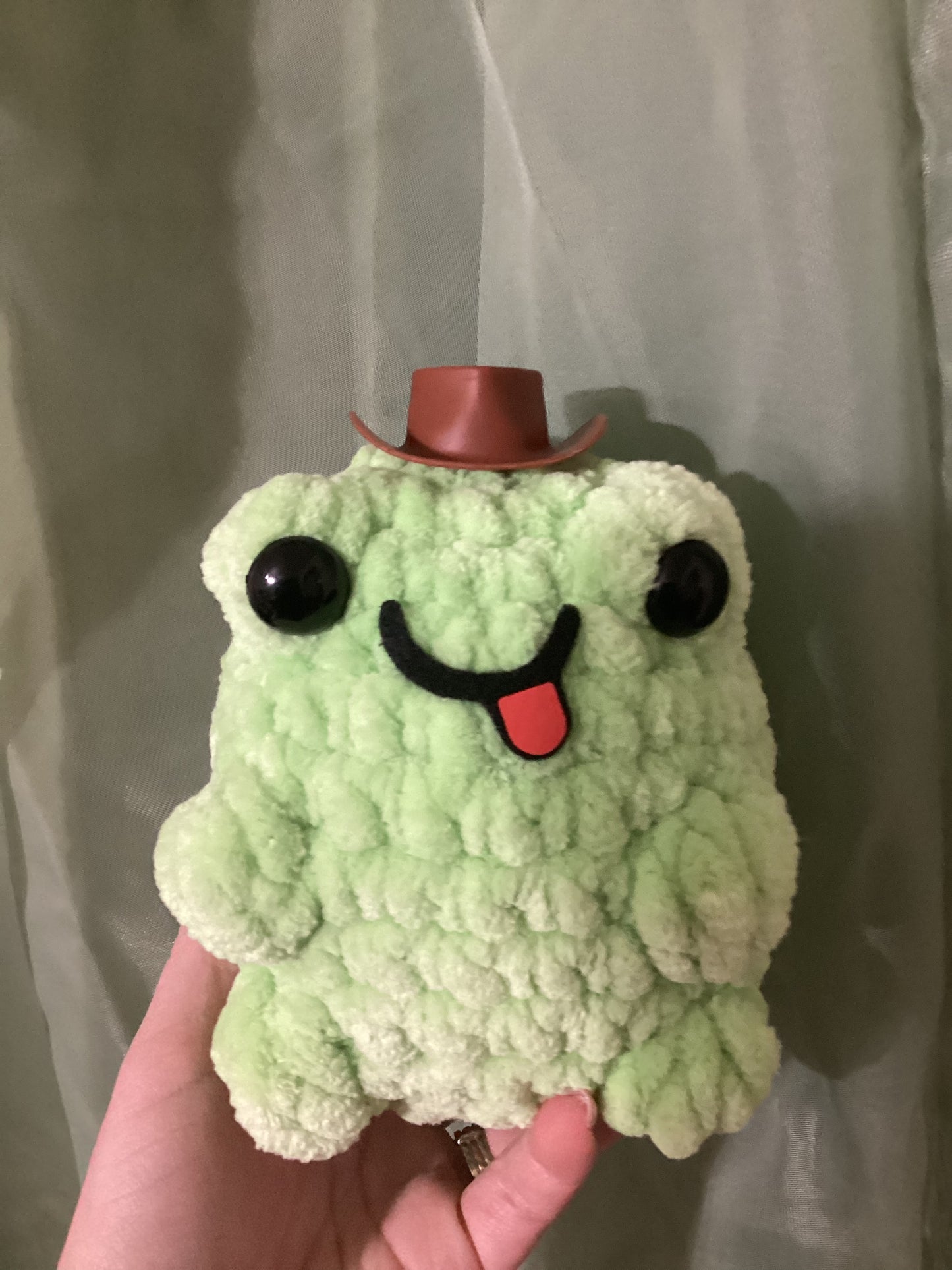 Fat frog plush